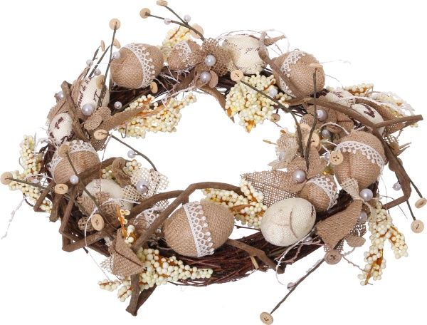 Венок пасхальный 40 см 15A5196