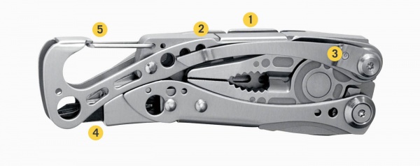 Мультитул Leatherman Skeletool, 6 инструментов 830920
