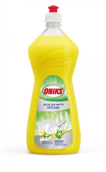 Средство для ручного мытья посуды ONIKS лимон 1л