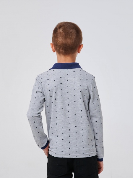 Сорочка дитяча Smil 114884 р.122 сірий з візерунком 