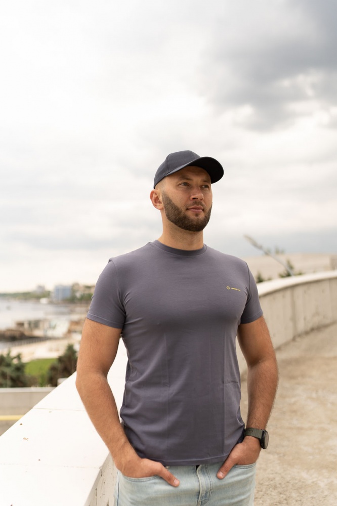 Футболка LOGOS-Tac без нанесення 04-09-00-0006 р.2XL сірий