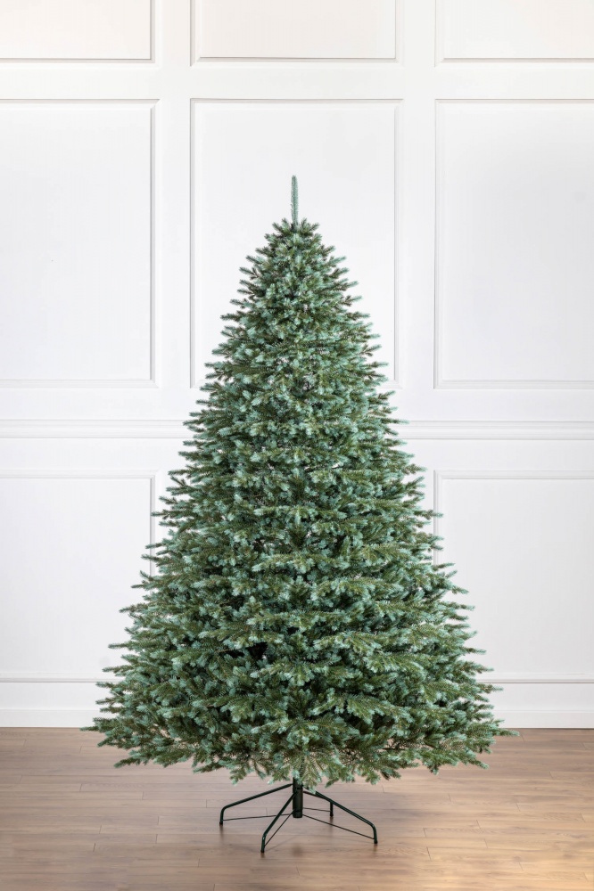 Штучна ялинка лита Аляска 2,50 м зелено-блакитний Siga Group