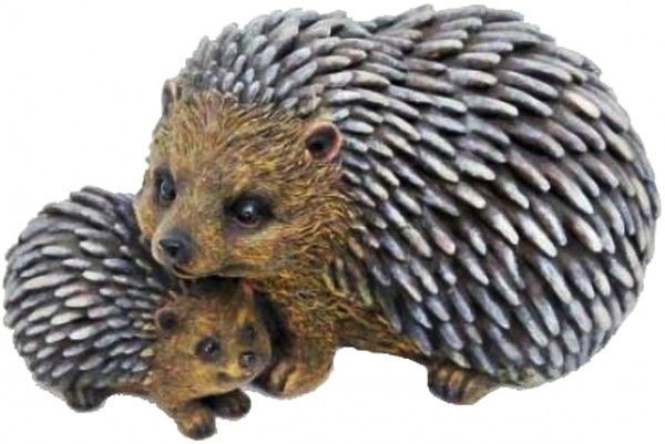 Фигура садовая Ежики мама с малышом