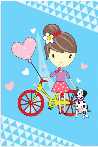 Раскраска по контурам Солнечная прогулка Rosa Kids 