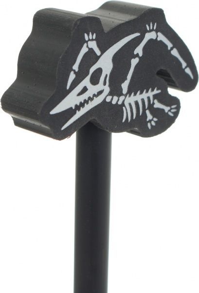 Олівець чорнографітний з гумкою Динозаври в асортименті