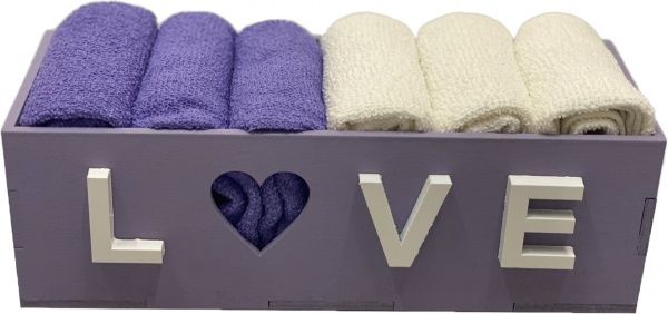 Набор полотенец кухонных Love 6 шт. 30x30 см 