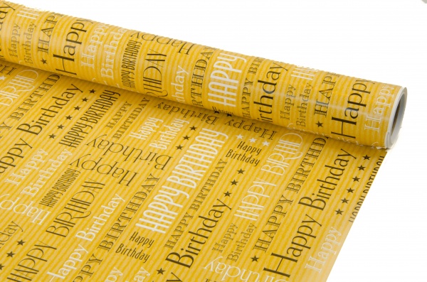 Бумага для упаковки в ассортименте 0,7х2 м