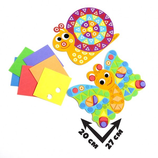 Набір для творчості Vladi Toys М'яка фігурна мозаїка Равлик VT4511-01