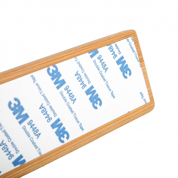 Планка с крючками Axentia Bonja 28x5x3 см нерж/бамбук