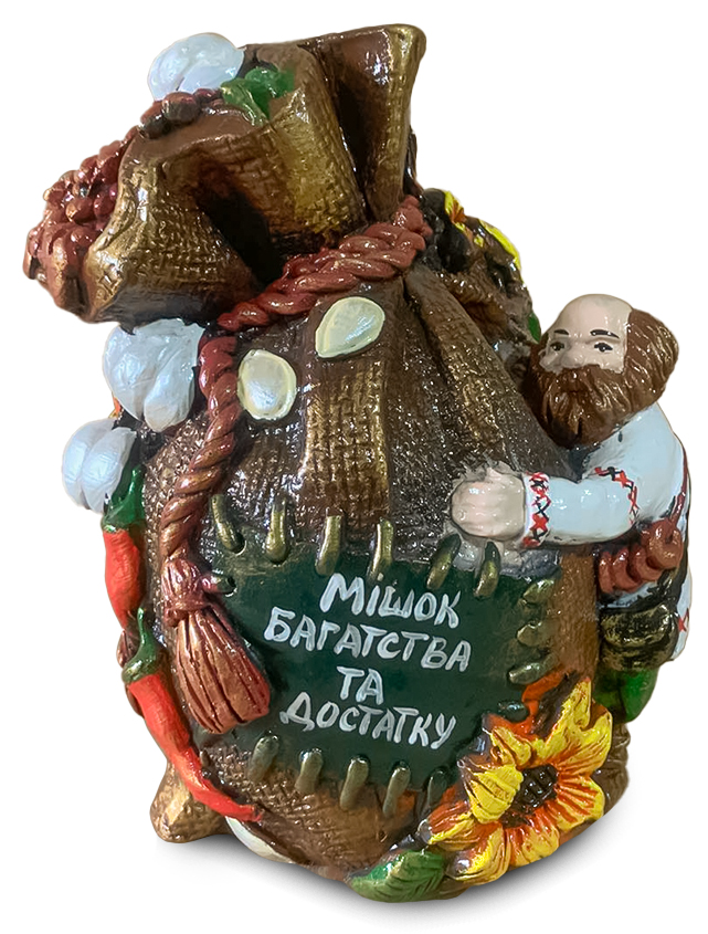 Копилка Наша Кераміка Мешок богатства и достатка 22 см