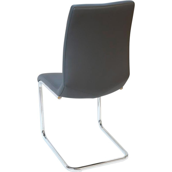 Стул обеденный Kite хром/серый