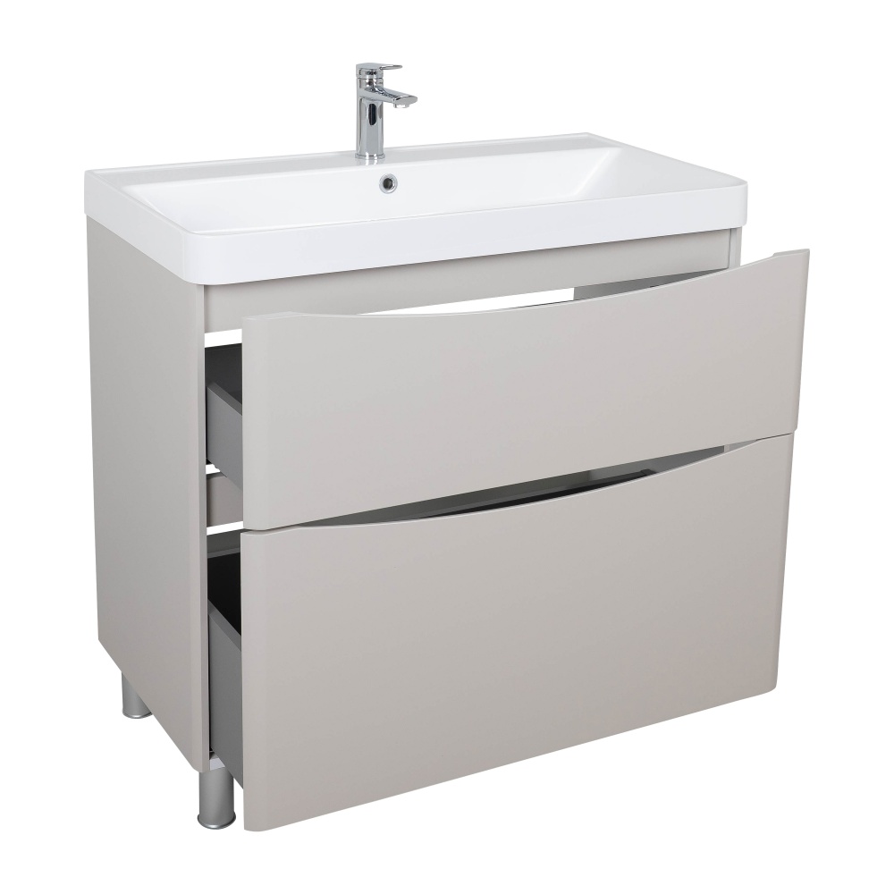 Тумба на ножках Aqua Rodos Vista Kashemir с умывальником Deep 90 см