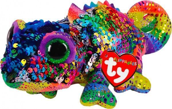 Мягкая игрушка TY Хамелеон 25 см 36797