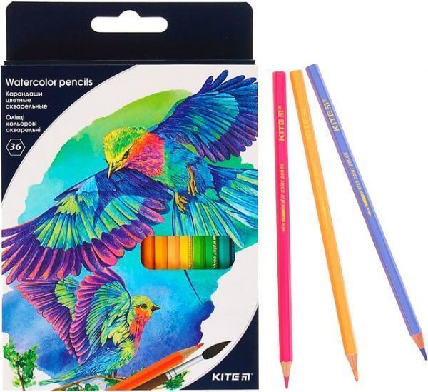 Олівці акварельні кольорові 36 шт