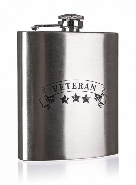 Фляга з нержавіючої сталі Veteran 210 мл Akcent Banquet