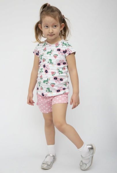 Шорти для дівчаток Luna Kids Flamingo р.110/116 рожевий №0031/16196 