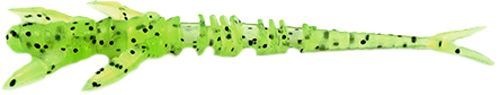 Приманка FishUp Flit 2 из пластизоля для ловли рыбы 9 шт. Chartreuse/Black