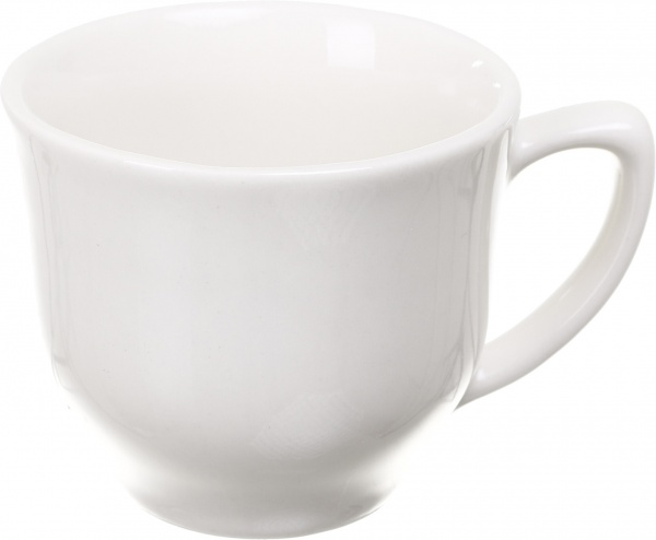 Чашка з блюдцем Pearl 180 мл біла Porser Porselen