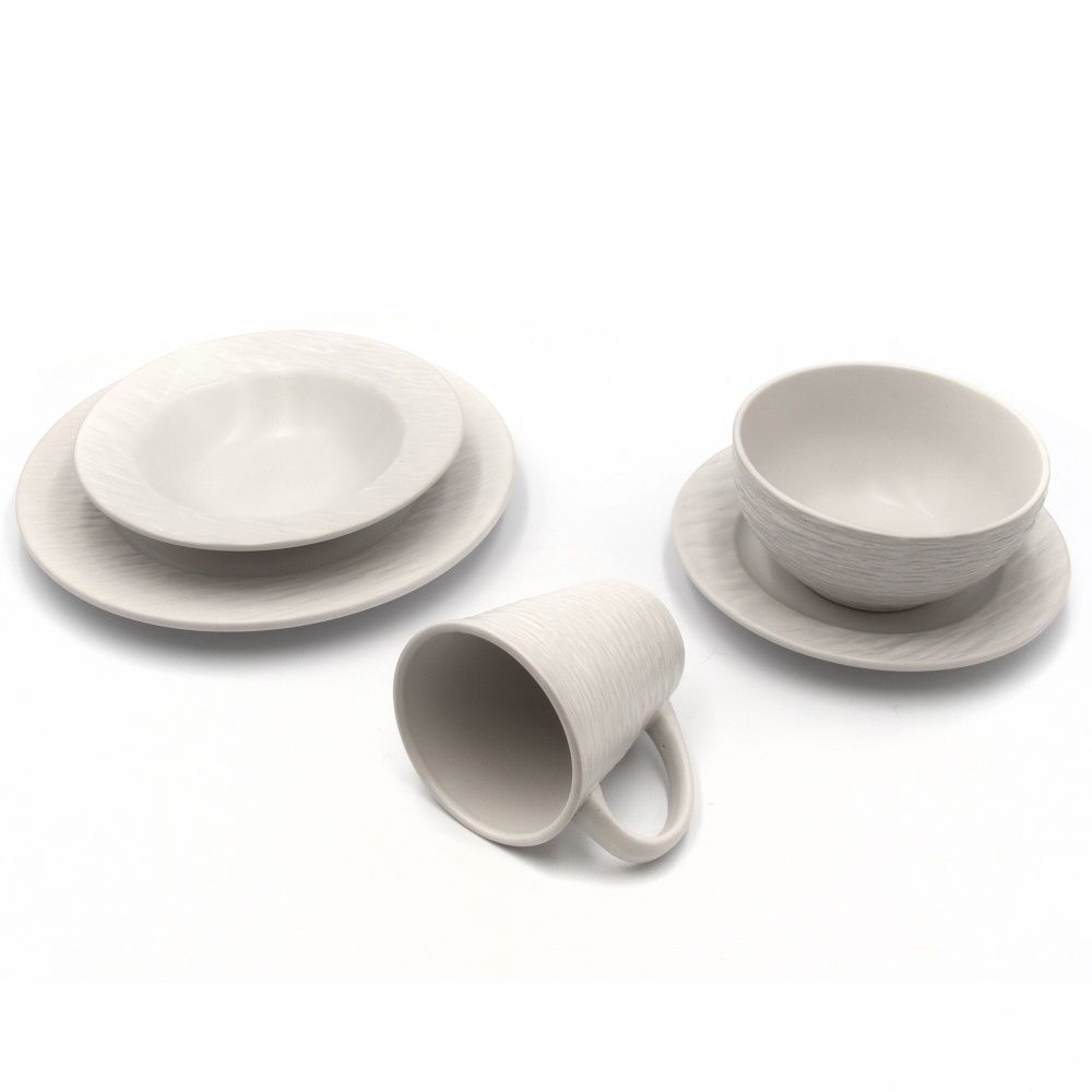 Тарілка обідня Milika Siana White 26,5 см M0480-TRSC241006-105P-W