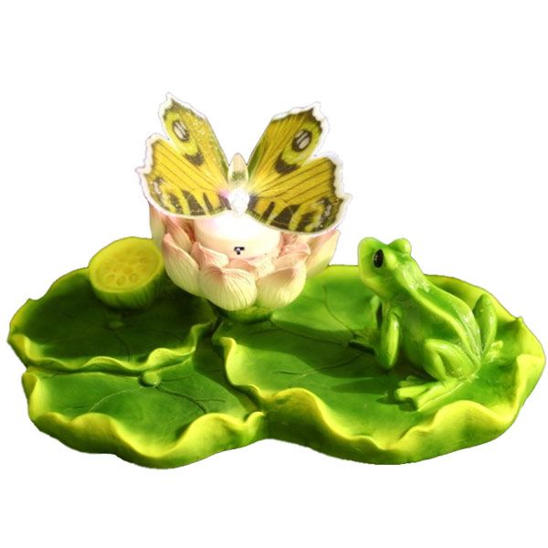 Лотос с бабочкой 16x23x10.5 см