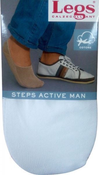 Сліди Legs р. 43-45 білий 1 пар 780 Sneaker Cotton 