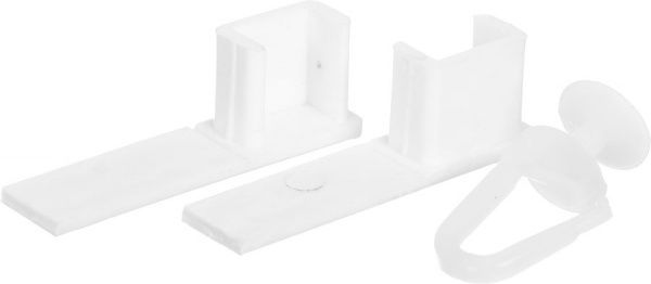 Карниз Талсистем 801047 з одним молдингом подвійний укомплектований 200 см білий 