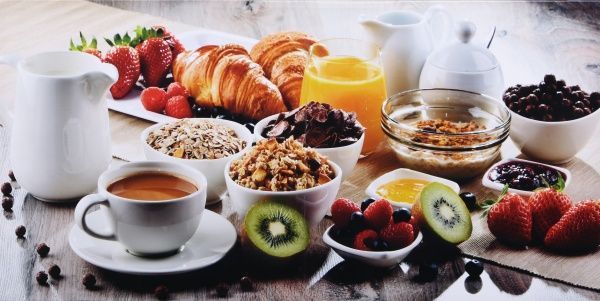 Репродукція Їжа та напої Сніданок 45x98 см 