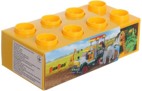 Конструктор BanBao белый блоки 7256-3