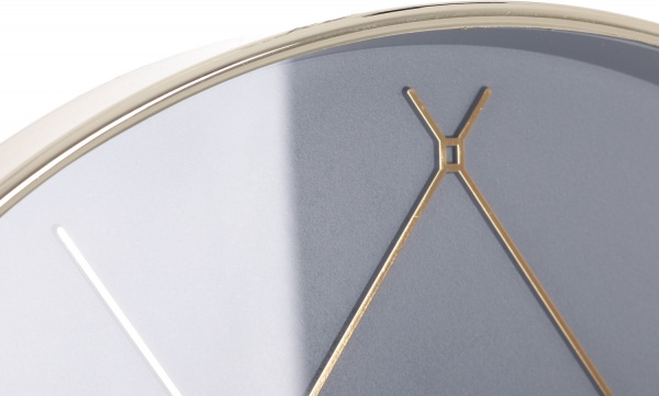 Часы настенные Noble (XYX 10635D) 30,6x30,6x4,5 см сине-золотой