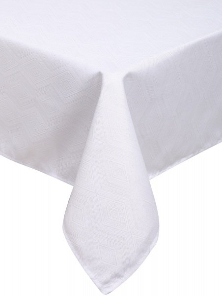 Скатерть Jacquard Rombo 140x220 см серебряный La Nuit 