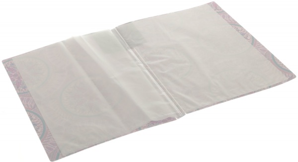 Папка Калейдоскоп А4 з 20 файлами в ассортименте Optima