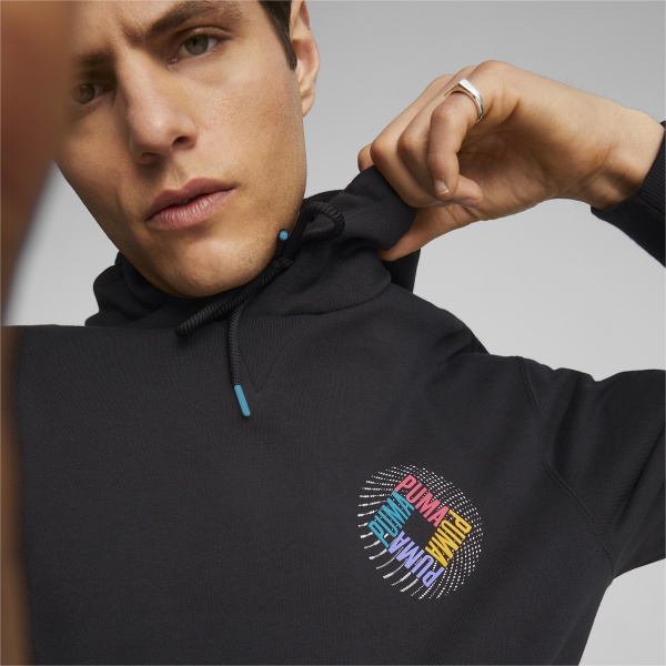 Джемпер Puma SWxP Graphic Hoodie TR 53566001 р. S черный