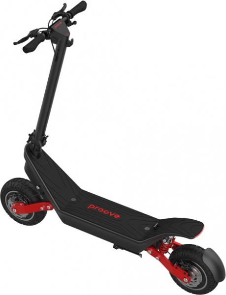 Электросамокат Proove Model Dual Sport (черно-красный)