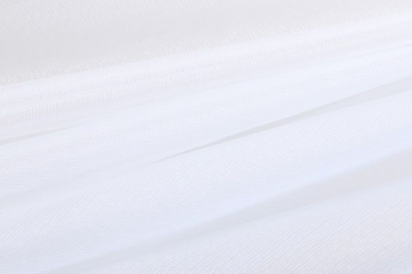 Тканина тюлева Органза Страйп 280 см білий 