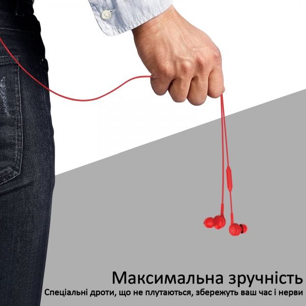 Навушники Promate Duet red (duet.red) 