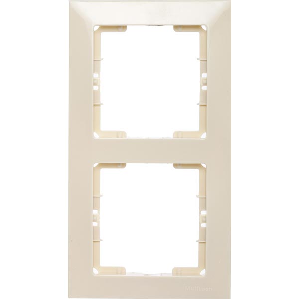 Рамка 2-на Mutlusan Candela вертикальна крем