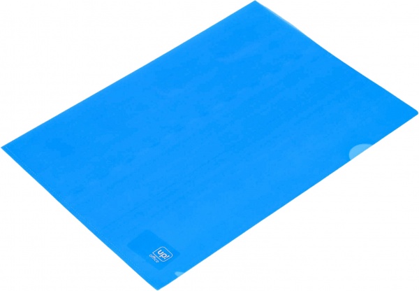 Папка-уголок А4 синий UP! (Underprice)