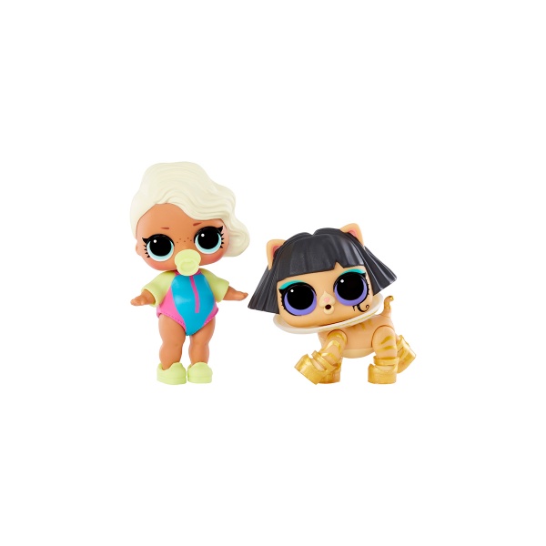 Набор игрушек L.O.L. SURPRISE! серии OPP Tot + Pet Серфер Бэйби и Мяу 987819