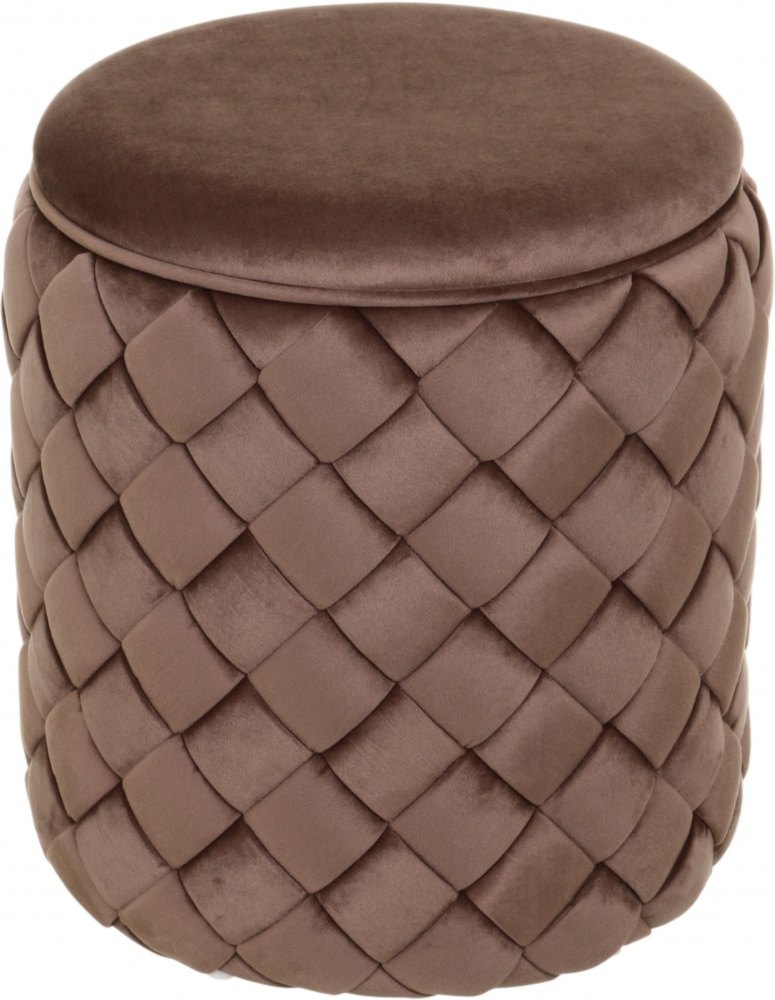 Сундук-пуф Sensio для хранения Linea 375х415х375 мм коричневый (HS-CR1S)