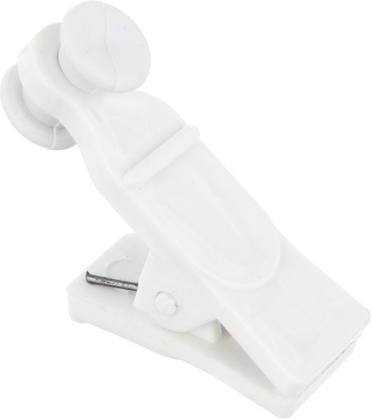 Прищепка с роликом 10 шт. ОМиС наборной белый 