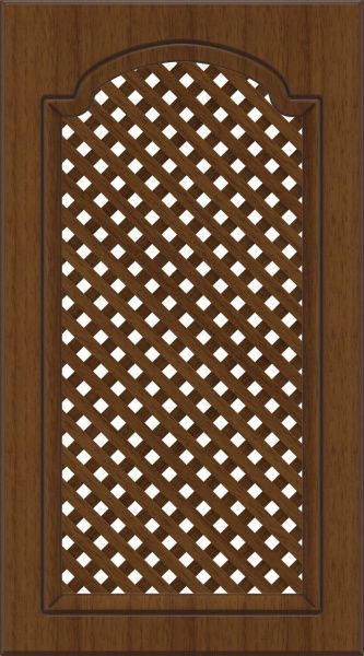 Фасад для кухні Грейд-Плюс Горіх мускатний патина №363 713x396 ВТ Мадрид лівий