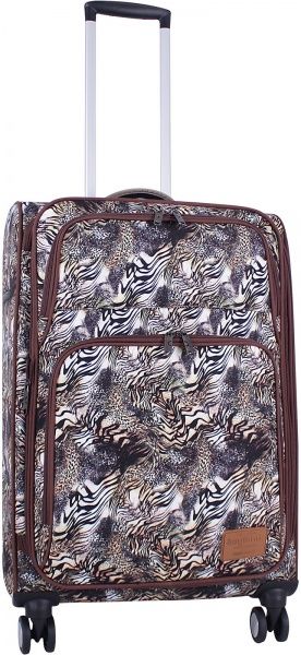 Валіза Bagland 70 л коричневий Леон сублiмацiя 725 (0037966244) 