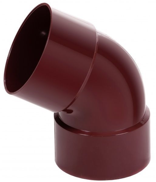 Колено трубы PROFiL двухраструбное 60° 100 мм коричневый 