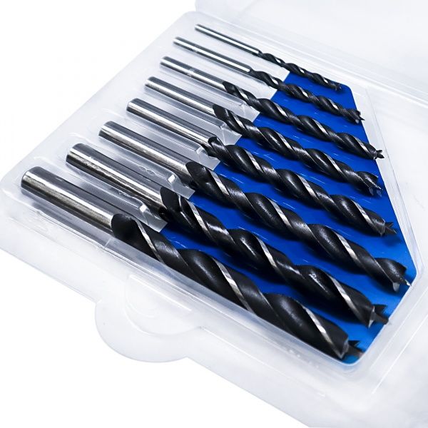 Набор сверл по дереву S&R Meister 3, 4, 5, 6, 7, 8, 9, 10 мм 8 шт. 216802008