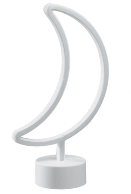 Настільна лампа декоративна Zuma Line MOON 2 Вт білий
