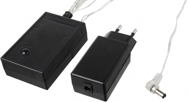 Електрогірлянда лінійна Девілон біла Снігопад 650170 вбудований світлодіод (LED) 288 ламп 1,8 м 