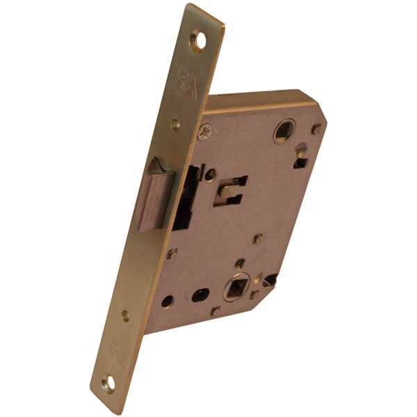 Замок врізний RDA 257 SB матова латунь