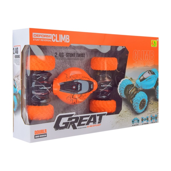 Машинка-перевертыш на р/у 2 цвета в ассортименте 955-118