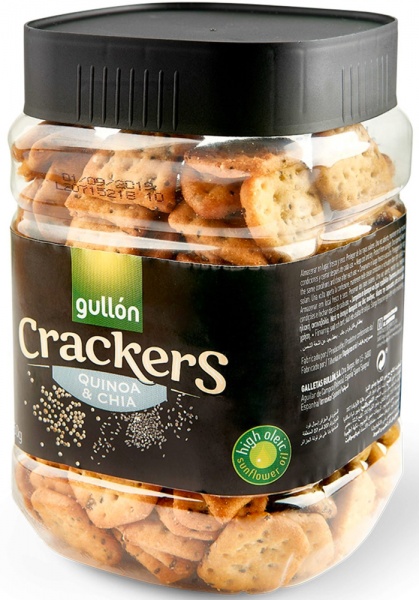 Крекер Gullon з кіноа та чіа (8410376051940) 250 г 