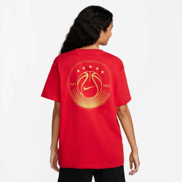 Футболка Nike W NSW TEE SS BF SISTERHOOD DX7940-657 р.L красный